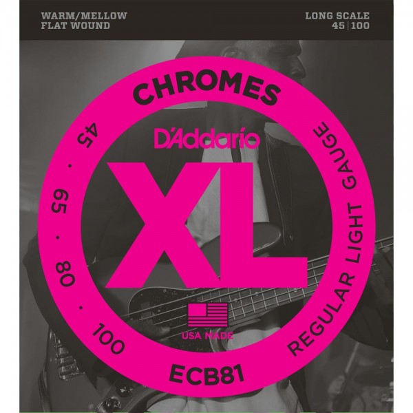 Daddario ECB81 Chromes Bass 45-100  Long Scale